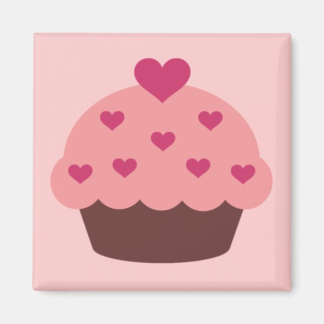 Cupkaka Kärlek Magnet (Framsidan)