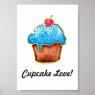 Cupkaka Kärlek Poster