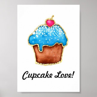Cupkaka Kärlek Poster