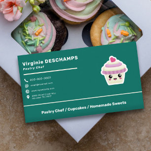 Cupkaka Kawaii for Pastry Chef Visitkort
