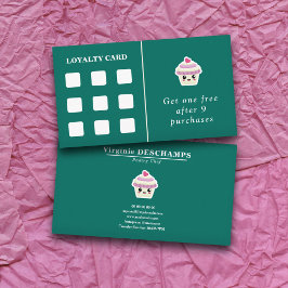 Cupkaka Kawaii Loyalty Card Visitkort