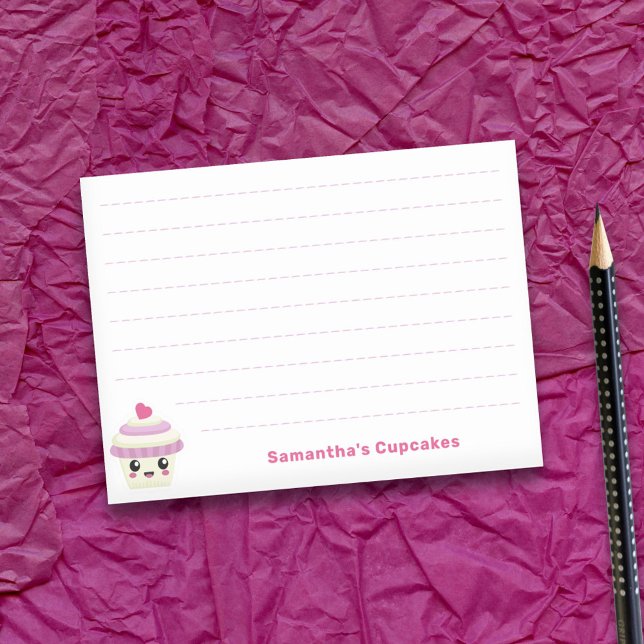 Cupkaka Kawaii Post-it Block (Cupcake Kawaii Post-it Notes)