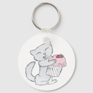 Cupkaka Kitten Nyckelring