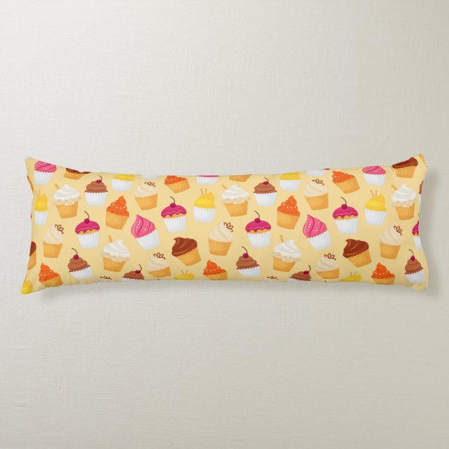 Cupkaka Mönster Kroppskudde (Framsidan)