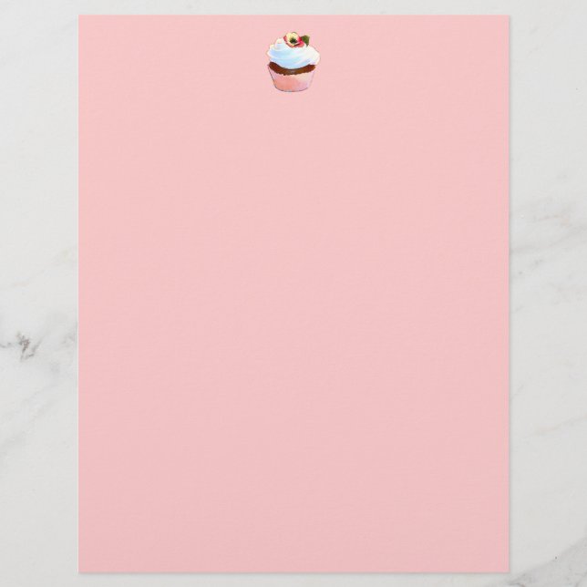 Cupkaka och Vintage Stil Stationery (Framsida)