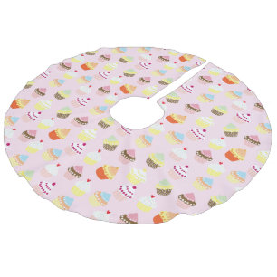 Cupkaka Party Träd Skirt Julgransmatta Fusklinne