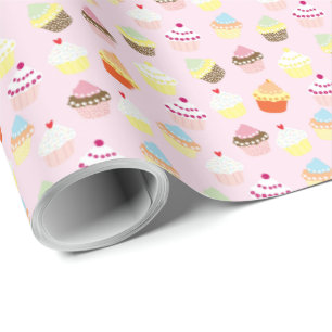 Cupkaka Party Wrapping Papper Presentpapper