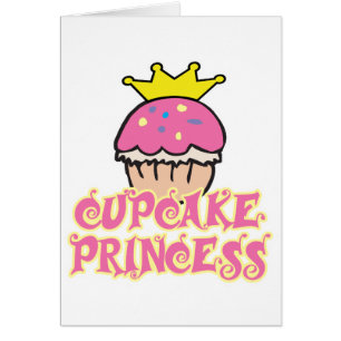 Cupkaka Princess Hälsningskort