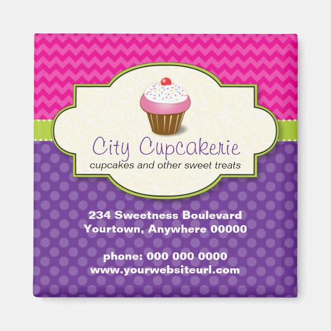 Cupkaka Shop Promotional Magnet (Framsidan)