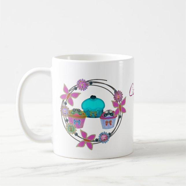 Cupkaka Söndag Två-Tonad Mugg (Vänster)