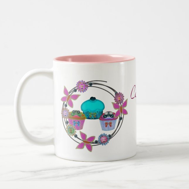 Cupkaka Söndag Två-Tonad Mugg (Vänster)