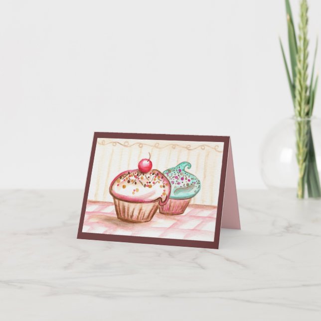 Cupkaka - tackkort (Framsida)