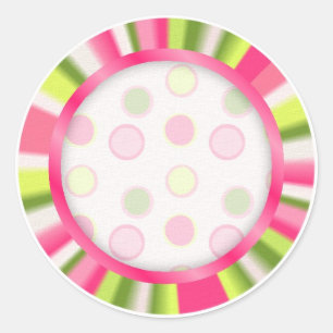 Cupkaka Toppers Stickers Lägg till ditt namn Runt Klistermärke