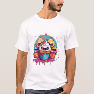 cupkakadagag, rolig mat t shirt