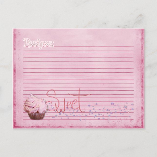 cupkakerokort vykort (Framsida)