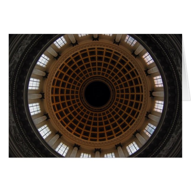 cupola capitolio hälsningskort (Framsidan Horizontal)