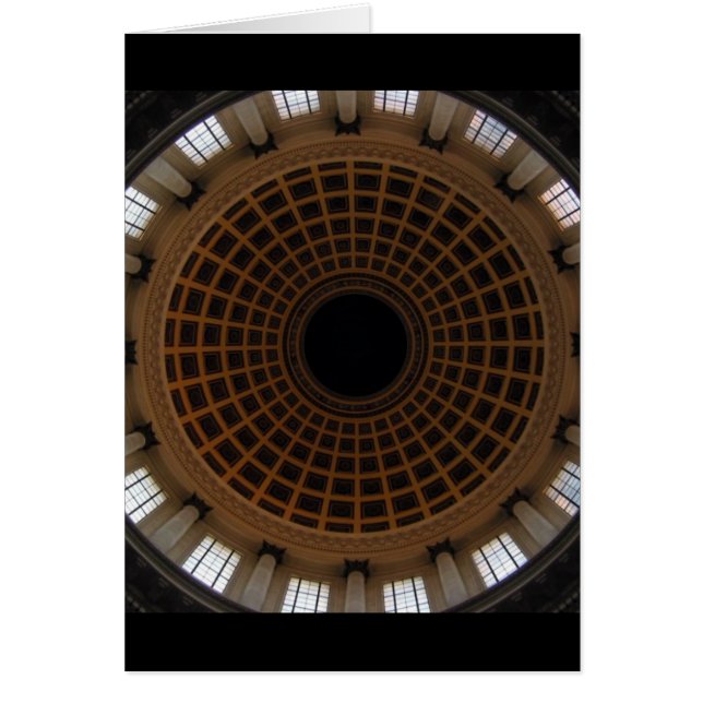 cupola capitolio upp hälsningskort (Framsidan)