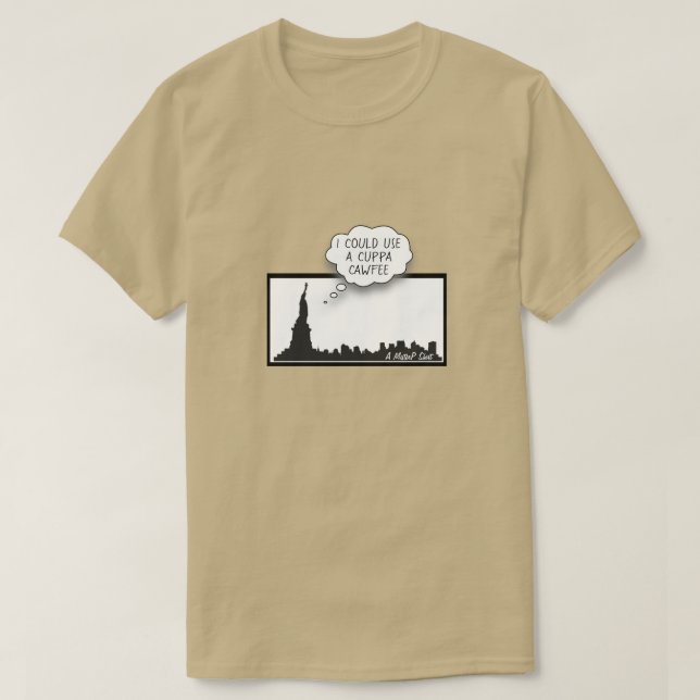 Cuppa Cawfee - A MisterP Shirt T (Design framsida)