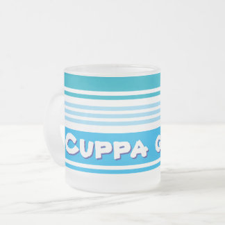 Cuppa Grace Frosted Glass Mugg