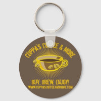Cuppa Logotyp-nyckelkedja