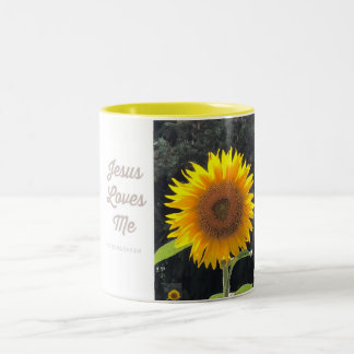 Cuppainspiration Jesus Kärlek Me Två-Tonad Mugg