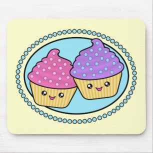 Cuppy tårtavänner Kawaii Mousepad Musmatta