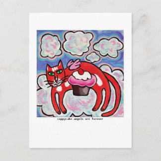 Cuppykaka Angel-vykort Vykort