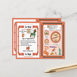 Cuprum - Unicorn-spelkort för kopparhorn Vykort