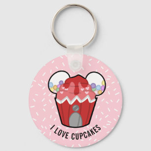 Cuptårta Älskare Gumball Cupkaka Keychain Nyckelring