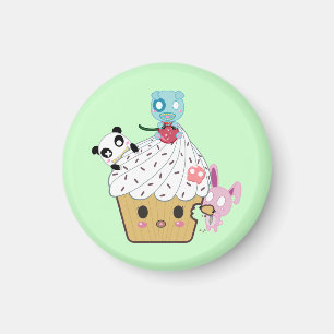 Cuptårta Attack! (>_<) Magnet