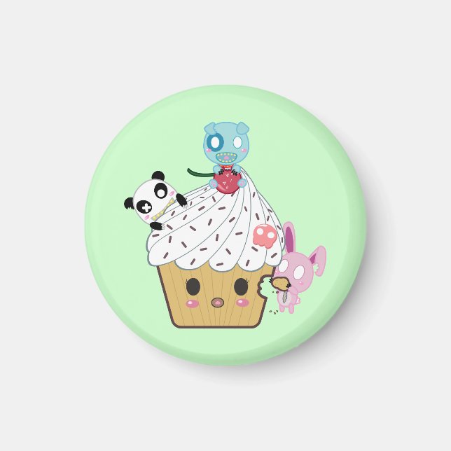 Cuptårta Attack! (>_<) Magnet (Framsidan)