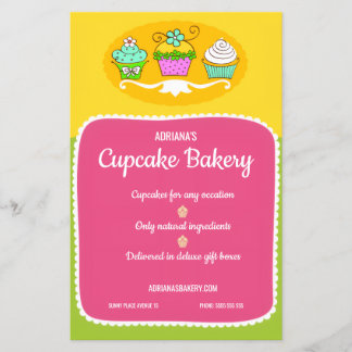 Cuptårta Bakery Flyer