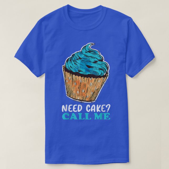 Cuptårta Baking Baker Pastry Chef 1349 T Shirt (Design framsida)