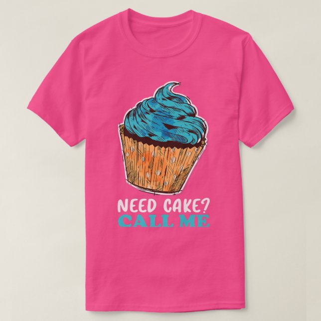 Cuptårta Baking Baker Pastry Chef T Shirt (Design framsida)