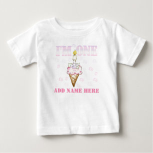 Cuptårta Cone I är en första födelsedagstjorta T-shirt