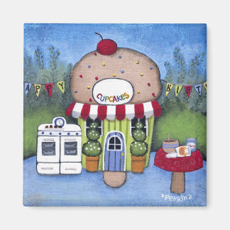 Cuptårta Cottage Magnet