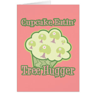 Cuptårta EEG Tree hugger Hälsningskort