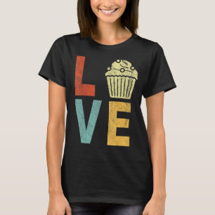 Cuptårta Kärlek Funny Baking Cuptårta Baker Cuptår T Shirt