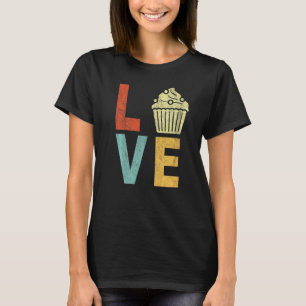 Cuptårta Kärlek Funny Baking Cuptårta Baker Cuptår T Shirt