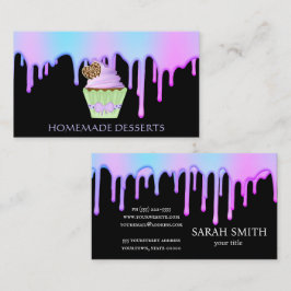 Cuptårta Logotyp Bakery Chef,söt Visitkort