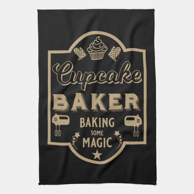 Cuptårta Master Baker Kökshandduk (Vertikal)