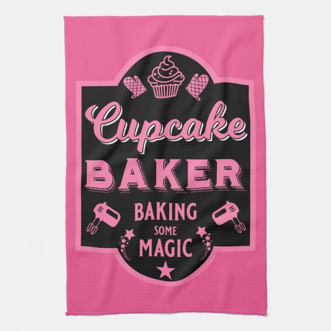 Cuptårta Master Baker Kökshandduk (Vertikal)