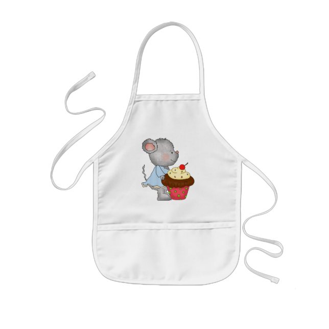Cuptårta Mouse apron Barnförkläde (Framsidan)