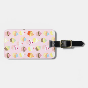 Cuptårta Party Luggage Tag Bagagebricka