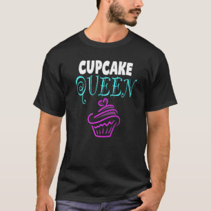 Cuptårta Queen Cute Baking Bakers T Shirt