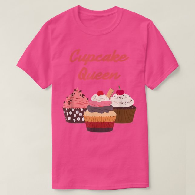 Cuptårta Queen, Sweet Baking Graphic, Baking Fairy T Shirt (Design framsida)