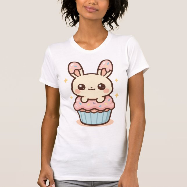 Cuptårta Rabbit T Shirt (Framsida)