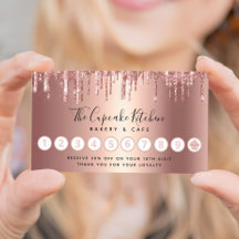 Cuptårta Ro Guld Copper Glitter Drives Bakery Chef