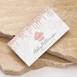 Cuptårta Ro Guld Glitter Drivrutiner Marble Bakery Visitkort