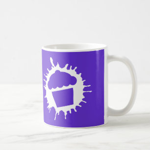 cuptårta splatta kaffemugg